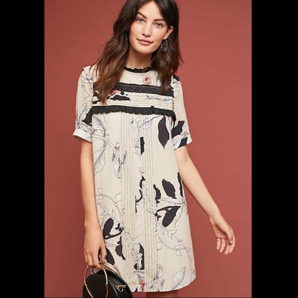 Anthropologie Dresses & Skirts - Anthropologie Vineet Bahl Ines Floral Tunic Dress